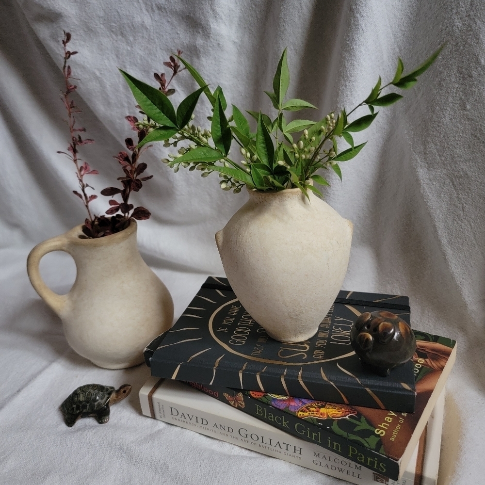 Hand Made Decor Clay Vases